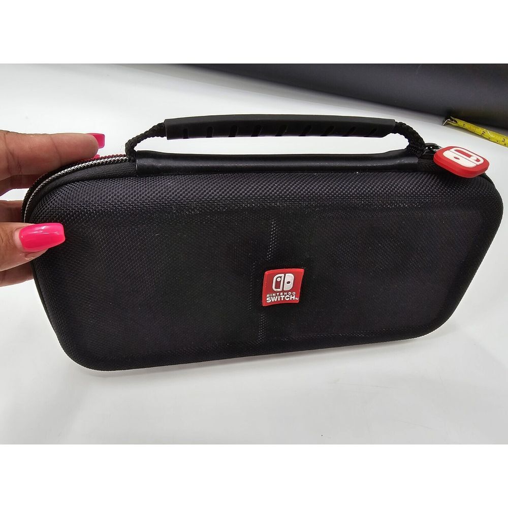Official‎ Nintendo Switch Carrying Case 10" Long Black with Zipper